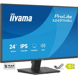iiyama ProLite X2497HSU-B1 computer monitor 60,5 cm (23.8") 1920 x 1080 Pixels Full HD LED Zwart