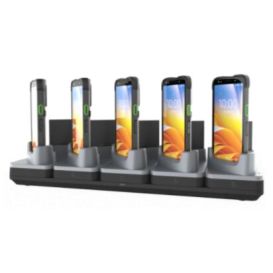 Zebra 5-slots oplaadstation, voor 5x device en 5x batterij, geschikt voor de TC701, apart bestellen: voeding en netsnoer