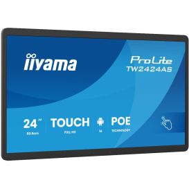 iiyama TW2424AS-B3P beeldkrant Interactief flatscreen 60,5 cm (23.8") Wifi 450 cd/m² Full HD Zwart Touchscreen Type processor Android 24/7