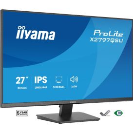 iiyama ProLite X2797QSU-B1 computer monitor 68,6 cm (27") 2560 x 1440 Pixels Quad HD LED Zwart