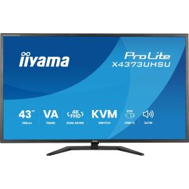 iiyama ProLite X4373UHSU-B2 computer monitor 108 cm (42.5") 3840 x 2160 Pixels 4K Ultra HD LED Zwart