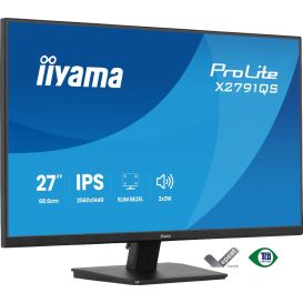 iiyama ProLite X2791QS-B1 computer monitor 68,6 cm (27") 2560 x 1440 Pixels Quad HD LED Zwart