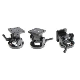 Brodit Pedestal Mount for cable entry Actieve houder Zwart
