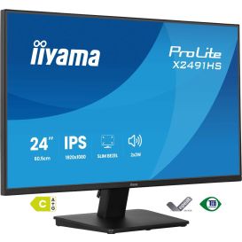 iiyama ProLite X2491HS-B1 computer monitor 60,5 cm (23.8") 1920 x 1080 Pixels Full HD LCD Zwart