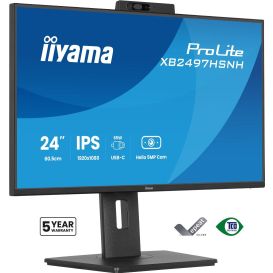 iiyama ProLite XB2497HSNH-B1 24IN IPS LCD 4MS 1920X1080 350CD/M2 HDMI/DP/USB 2 computer monitor 60,5 cm (23.8") 1920 x 1080 Pixels Full HD Zwart