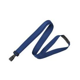 Ultraclip Keycord 16mm Navy Blue – met Breekbeveiliging en Plastic Haak (per 100 stuks)