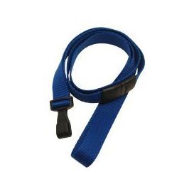 Ultraclip Keycord 16mm Royal Blue – met Breekbeveiliging en Plastic Haak (per 100 stuks)