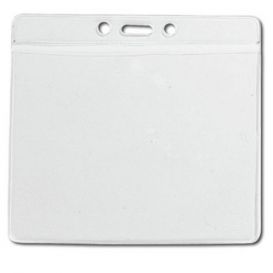 Ultraholder vinyl Badgehouder, oversized 114 x 121 mm, prijs per stuk