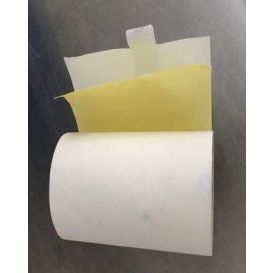 Bonrollen, 2 ply (wit/geel), 76x80x12 (60 meter), Normaal papier -> Per 50 Rollen