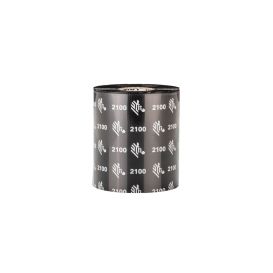 Zebra lint 89 mm x 450 m, Wax 2100, Kern 25 mm, Zwart -> 12 rollen
