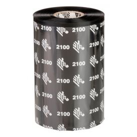 Zebra lint 156 mm x 450 m, Wax 2100, Kern 25 mm, Zwart -> 12 rollen