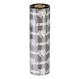 Zebra lint 110 mm x 900 m, Wax 2300, Voor Zebra PAX printer, Kern 25 mm, Zwart -> 6 rollen