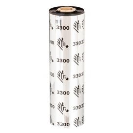 Zebra lint 110 mm x 74 m, Wax/Resin 3300, Kern 12.7 mm, Zwart -> 12 rollen