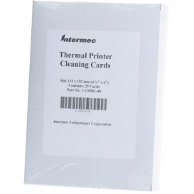 Honeywell Cleaning cards, 25 stuks, geschikt voor de PM43c, PXie Series PX6ie, EasyCoder 401, 501, F4