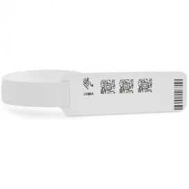 Zebra Z-Band UltraSoft, wit, 19x152 mm, kind, 300 bandjes per cartridges -> per 6 cartridges