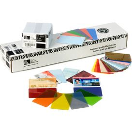 Zebra PVC pasjes, met HiCo magneetstrip en handtekening strip, 30 mil (0,76 mm) -> per 500 stuks