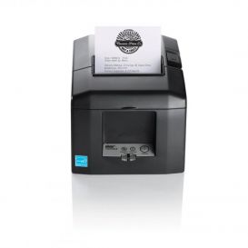 2e kans: Star TSP654II AirPrint, Ethernet, WLAN, 8 dots/mm (203 dpi), cutter, grijs, Incl. voeding