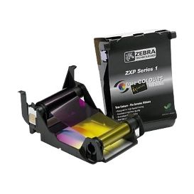 Zebra kleurenlint (YMCKO), geschikt voor de ZXP Series 1, 100 afdrukken