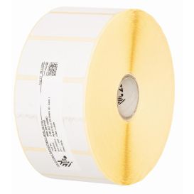Zebra Labels 57x19 mm, Z-Select 2000D, Kern 25 mm, DT, Papier, Met perf., 3315 Per Rol -> Per 12 Rollen