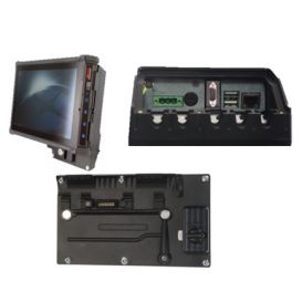 Datalogic Docking Station, 12-48 VDC, voor TaskBook, met lever lock, 2x USB, 1x Ethernet, 1x RS232, incl. netsnoer (DC, 2.9 m)