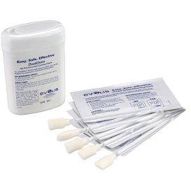 Evolis UltraClean reinigingskit, 5 pre-saturated reinigings kaarten, 5 swabs, 60 pre-saturated reinigings doekjes