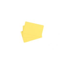 Evolis PVC pasjes, kleur geel, 30 mil (0,76 mm) -> per 100 stuks