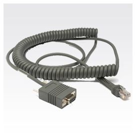 RS232 kabel, 3,6 M, Gekruld