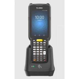 Zebra oplaad-/communicatie station, USB, laadt 1x device en 1x reserve batterij, apart bestellen: voeding, DC kabel en netsnoer, geschikt voor de MC3300/MC3300x/MC3400