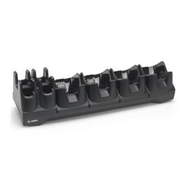 Zebra oplaadstation, 4-slots (4x device, 4x batterij), voor de TC8xxx (non DPM), apart bestellen: voeding, DC kabel en netsnoer