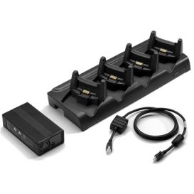 Zebra charging/transmitter cradle, 4 bays, ethernet