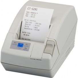 Citizen CT-S281L, USB, 8 dots/mm (203 dpi), cutter, wit