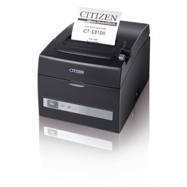 Citizen CT-S310II, USB, Ethernet, cutter, zwart, incl. EU netsnoer