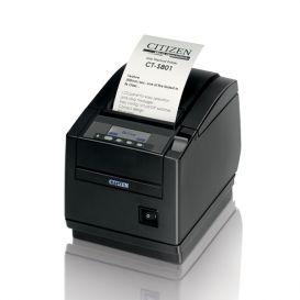 Citizen CT-S801II, cutter, display, zwart, incl. voeding, excl. interface en aansluitkabel