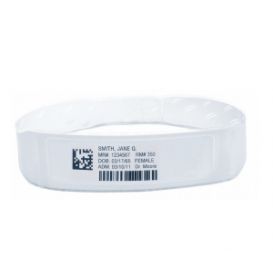 Zebra Z-Band Fusion, wit, lengte 146 mm, formaat label 70x20 mm, kern 25 mm, 200 bandjes per rol -> per 5 rollen