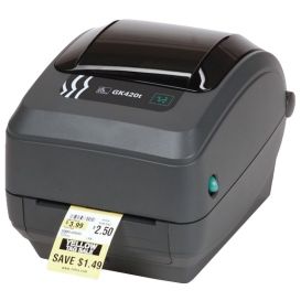 Zebra GK420d rev2, DT, 203 dpi, EPL, ZPL, USB, RS232, parallel, incl. USB kabel en voeding