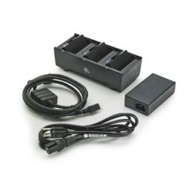 Zebra battery charging station, 3 slots