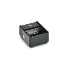 Zebra Batterij oplaadstation, 1 slot, incl. EU netsnoer, voor de P4T, QLn, ZQ500, ZQ600