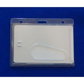 Ultraholder gesloten badgehouder (ABS) met duimgat