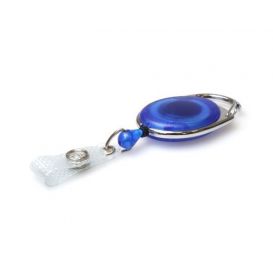 Ultragrip jojo blauw Transparant 32mm karabijnhaak, pk a 50 st. Prijs per stuk