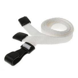 Keycord 10mm wit met break-away