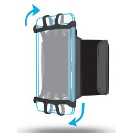 Mobilis ARM BAND 4-6IN . mobiele telefoon behuizingen 15,2 cm (6") Armband doos Zwart
