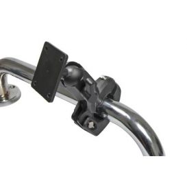 Brodit pipe mount with mounting plate, 22-31 mm