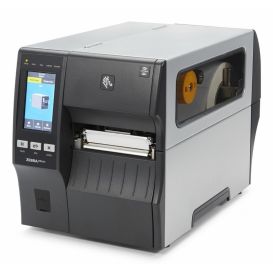 Zebra ZT411, 300 dpi, peeler, rewinder, display (kleur), RTC, USB, RS232, Bluetooth, Ethernet, incl. netsnoer, excl. aansluitkabel