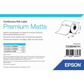 Epson Premium Matte Label - Continuous Roll: 102mm x 60m