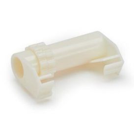 Internal spacer to pull the labels from external roll into the printer