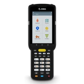 Zebra MC3390XR, Kit, 2D, Extended range, SE4850, USB, BT, Wi-Fi, 38 toetsen (Func. Num.), Gun, RFID, IST, PTT, GMS, Android, incl. cradle en voeding (apart bestellen: netsnoer)