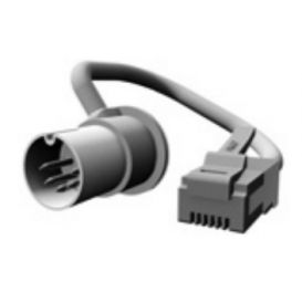 MICROS RJ12, 2m parallelle kabel Zwart