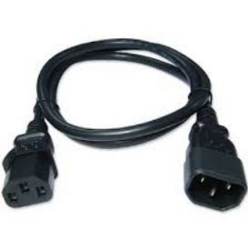 Zebra CS-CAB-IEC-L electriciteitssnoer Zwart 1 m C13 stekker C14 stekker
