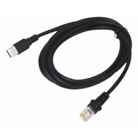 Datalogic aansluitkabel, USB, lengte 1.2 m, recht, met voedings connector