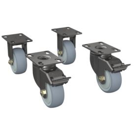 Zebra CS-RAC-WHEEL rack-toebehoren Zwenkwielen